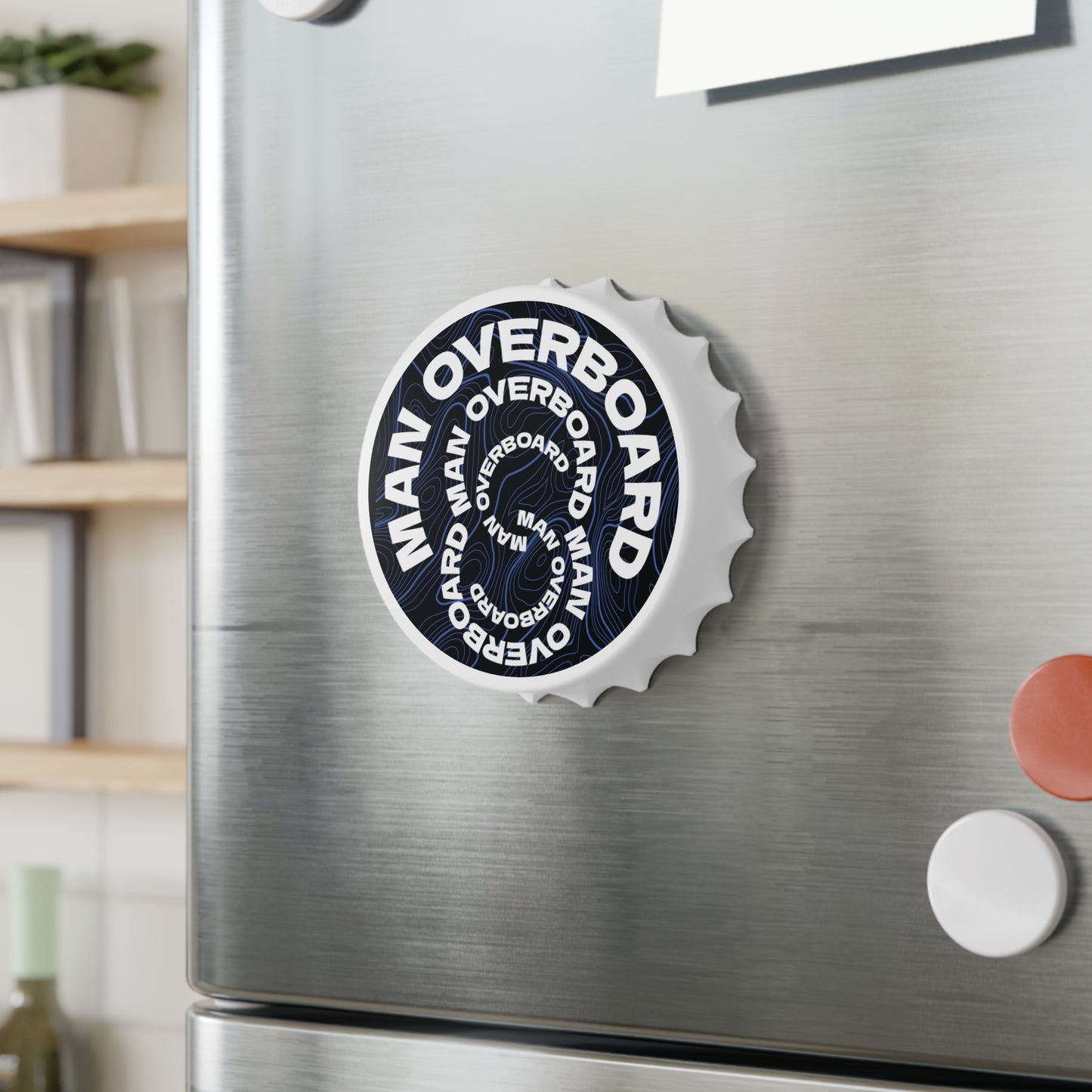 Man Overboard Life Ring Bottle Opener