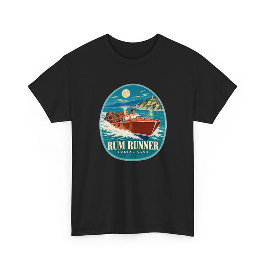 Rum Runner Social Club Heavy Cotton Tee