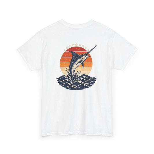 Swordfish Sunset Heavy Cotton Tee