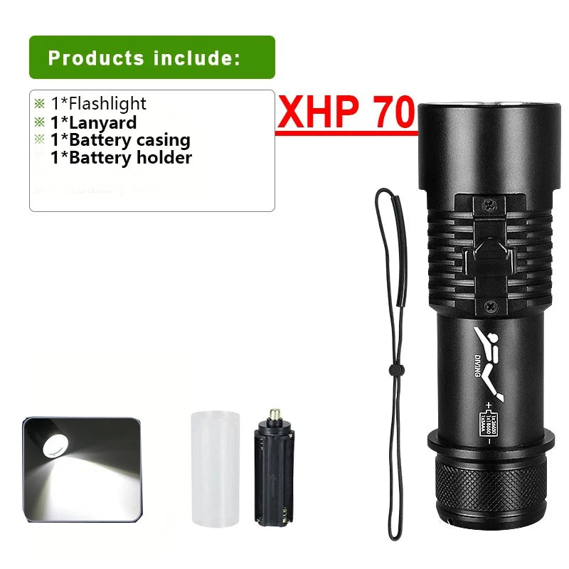 Rechargeable Marine LED Flashlight