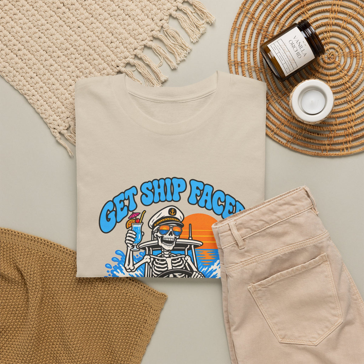 Get Ship Faced Heavy Cotton Tee