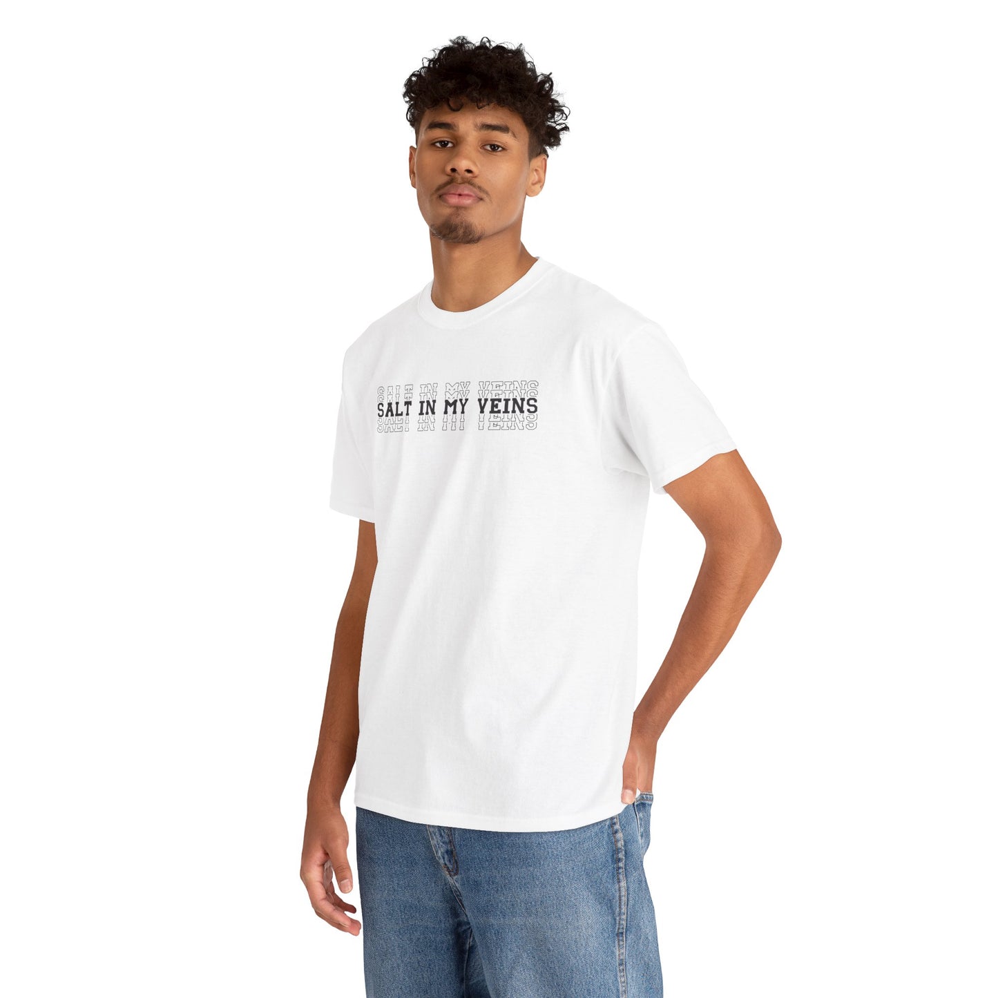 "Salt in My Veins" Heavy Cotton Tee