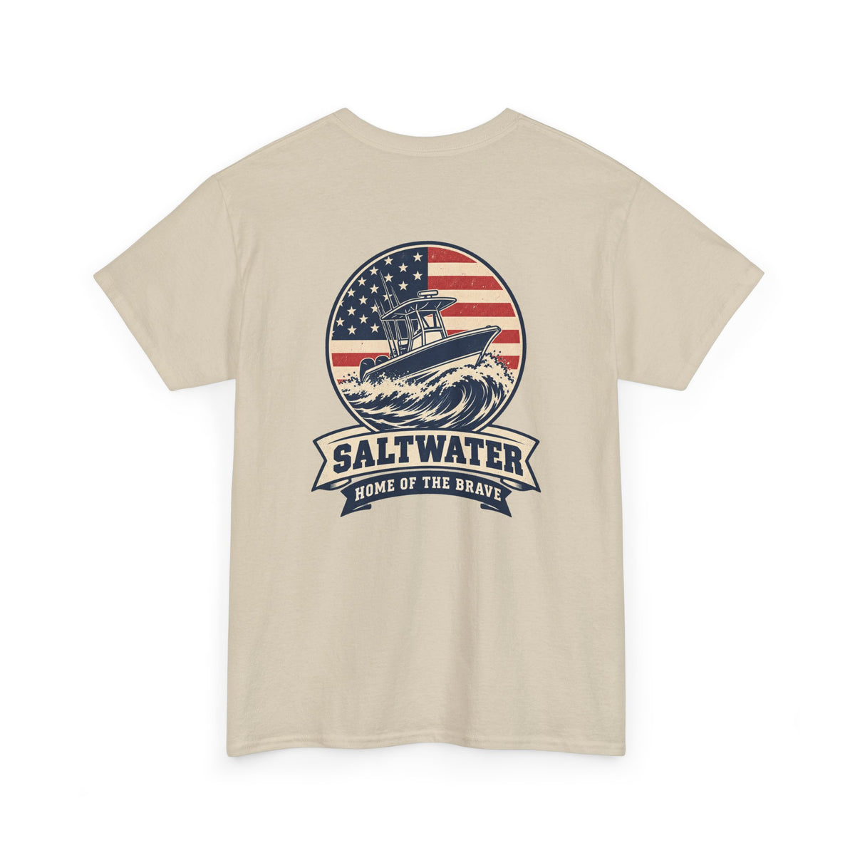 Saltwater Home of the Brave Heavy Cotton Tee