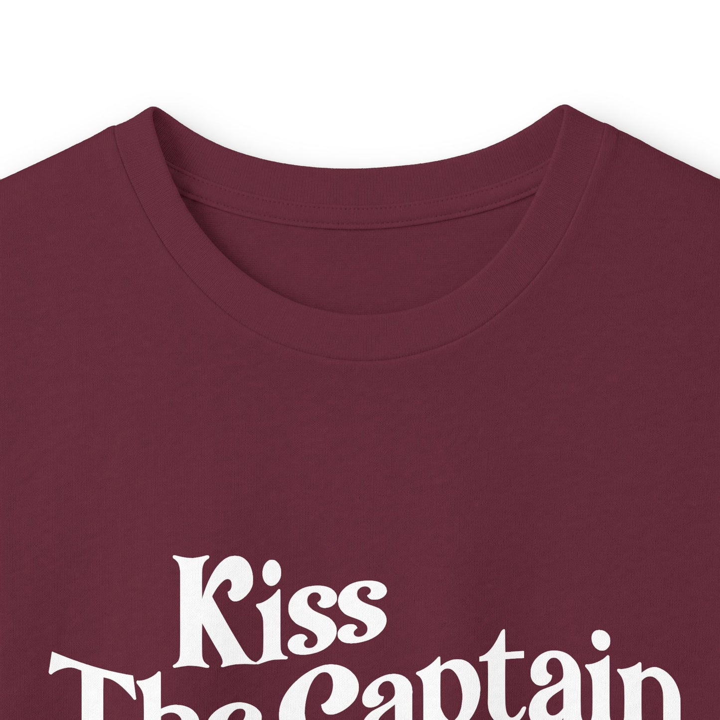 "Kiss The Captain" Heavy Cotton Long Sleeve