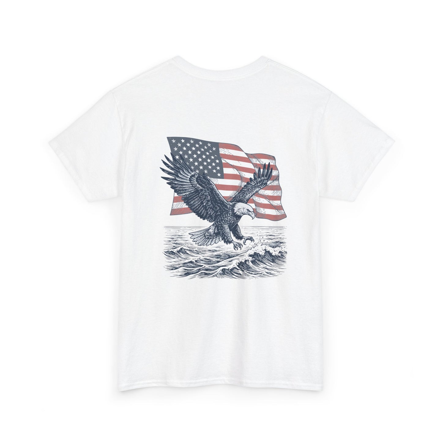 Patriotic Eagle Heavy Cotton Tee
