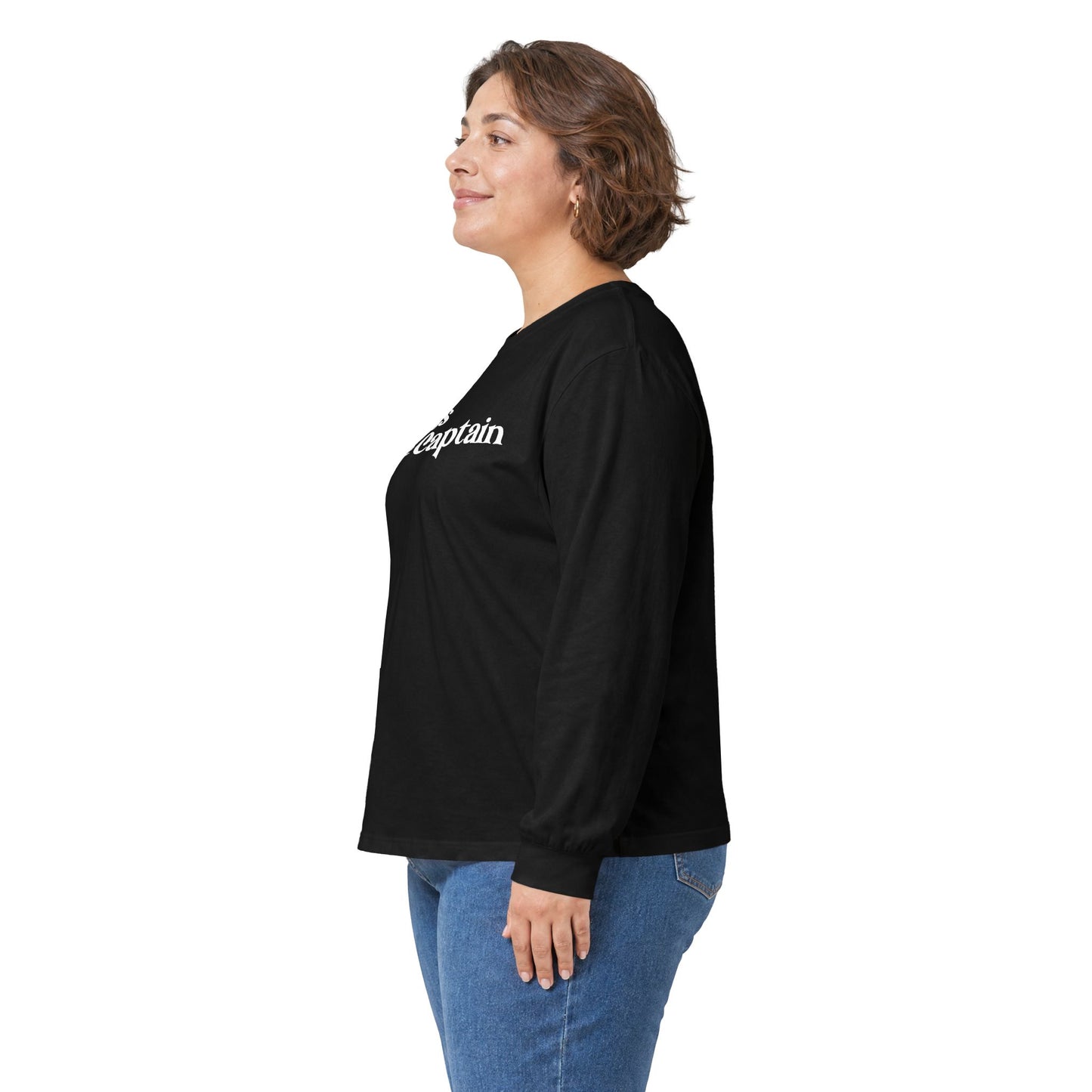 "Kiss The Captain" Heavy Cotton Long Sleeve