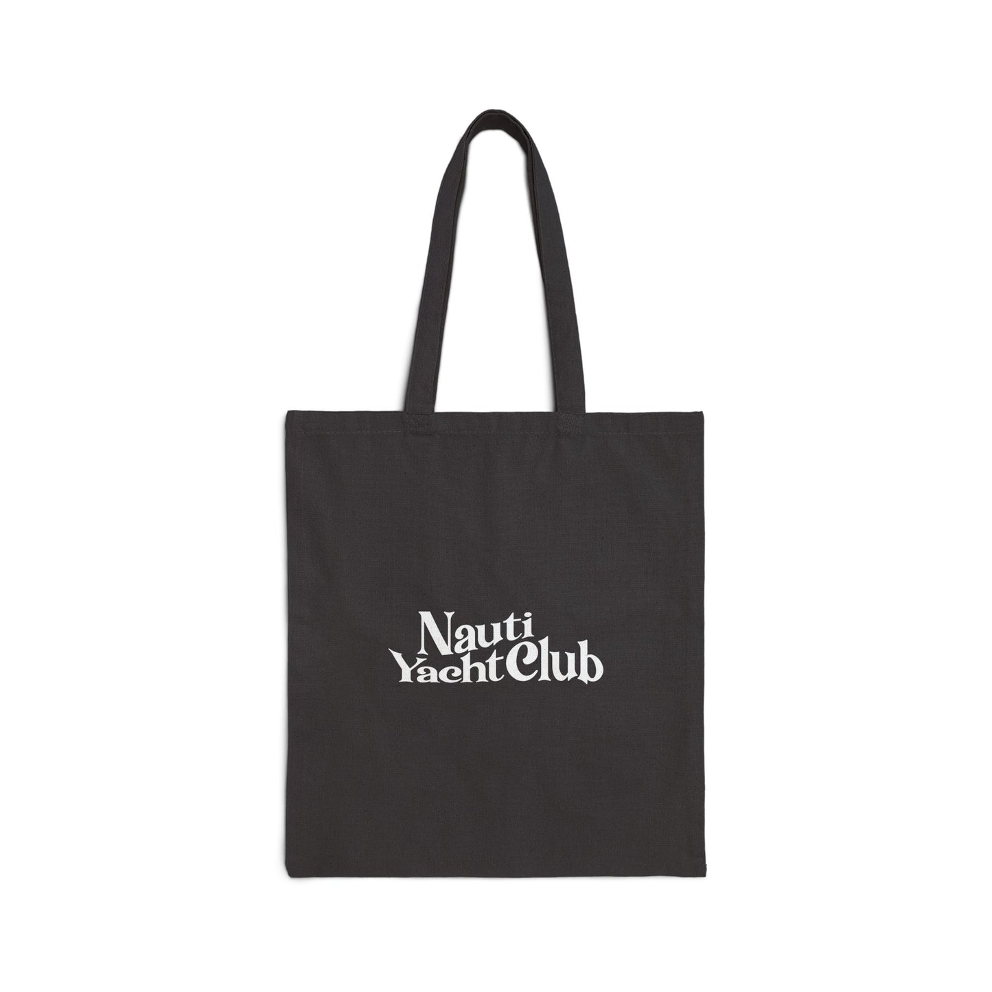 Nauti Yacht Club Cotton Canvas Tote Bag