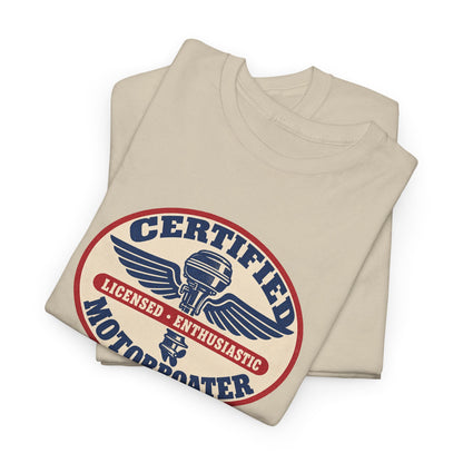Certified Motorboater Heavy Cotton Tee