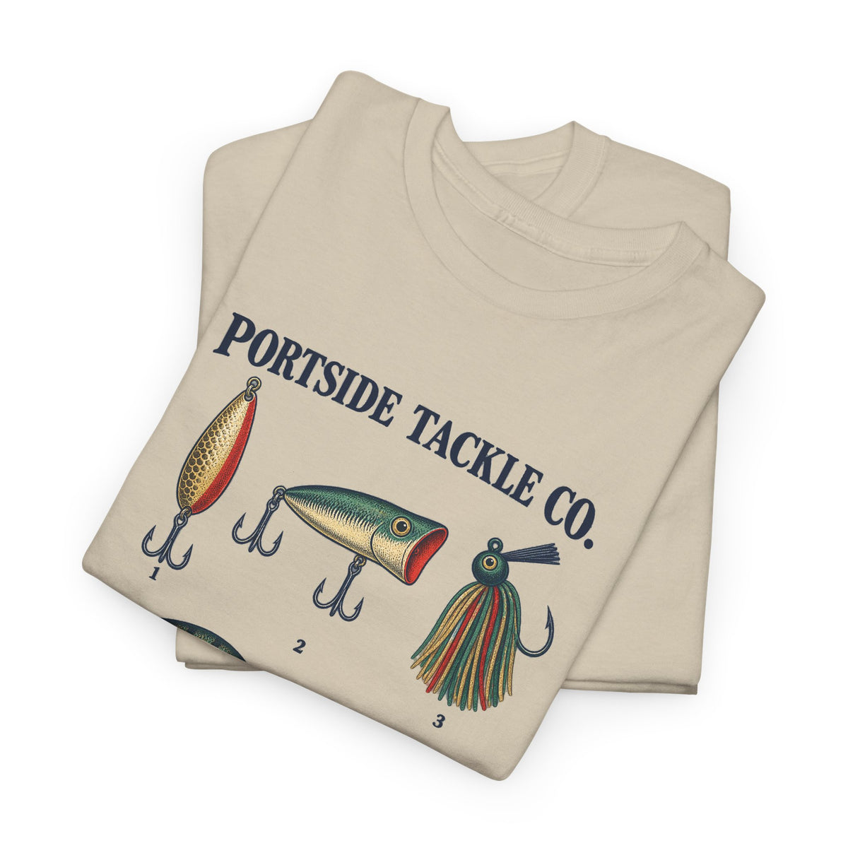 Portside Tackle Co. Lures Heavy Cotton Tee