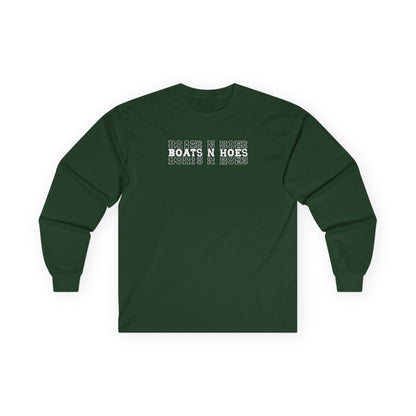 "Boats N Hoes" Heavy Cotton Long Sleeve