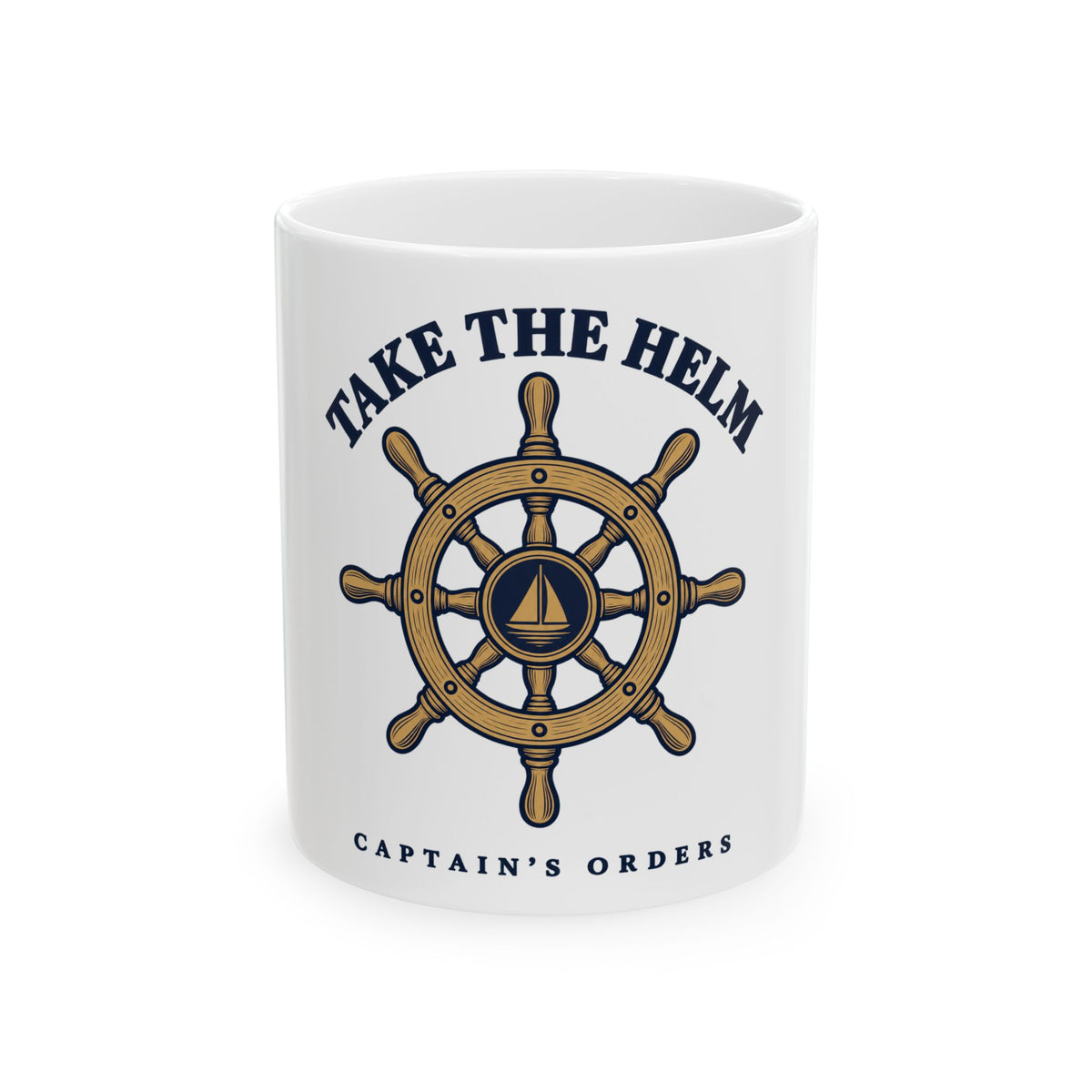 Take the Helm Ceramic Mug, 11oz