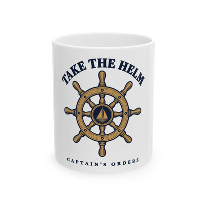 Take the Helm Ceramic Mug, 11oz