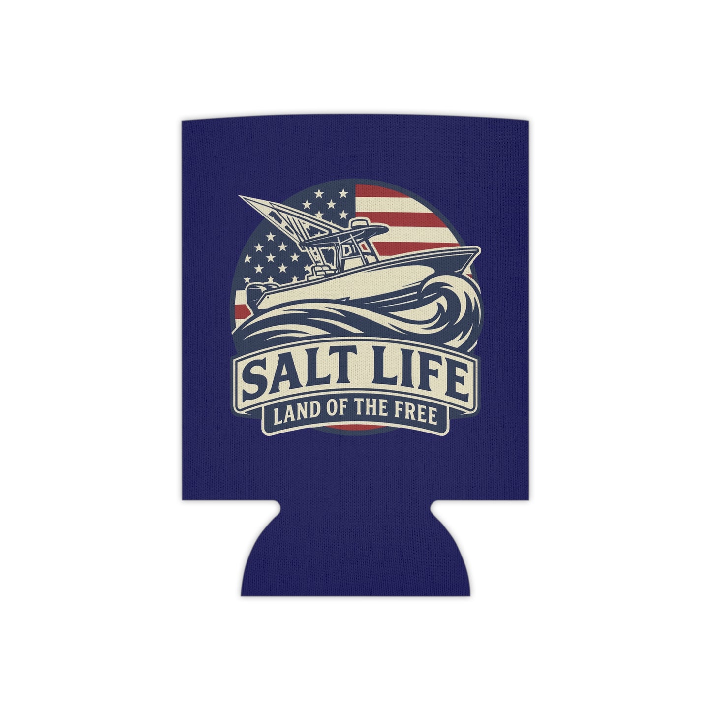 Salt Life "Land of the Free" Patriotic Boat Koozie