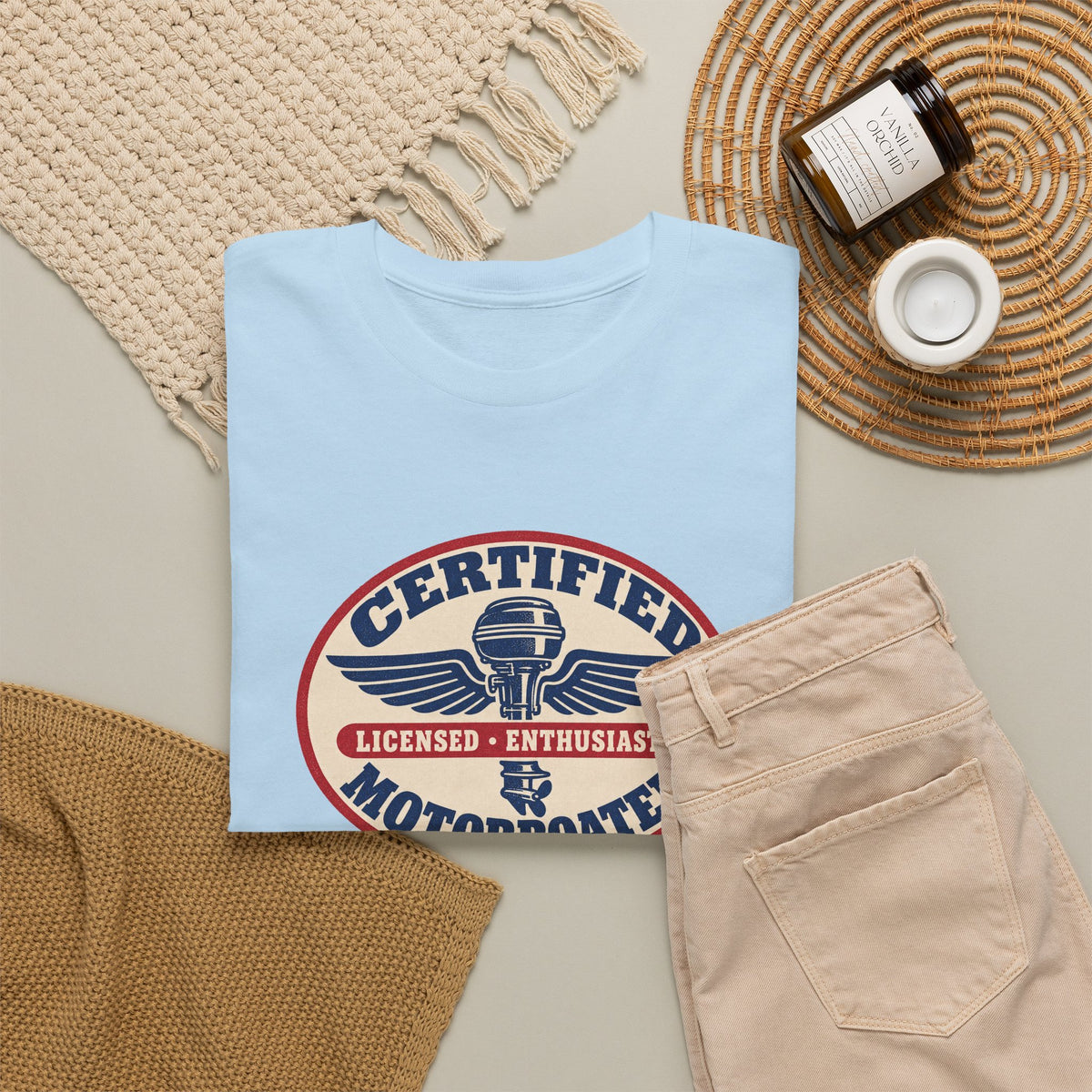 Certified Motorboater Heavy Cotton Tee
