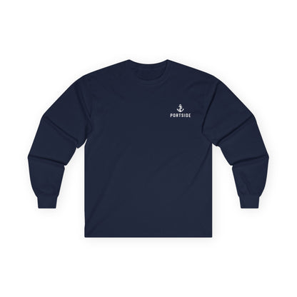 Patriotic Pelican Heavy Cotton Long Sleeve