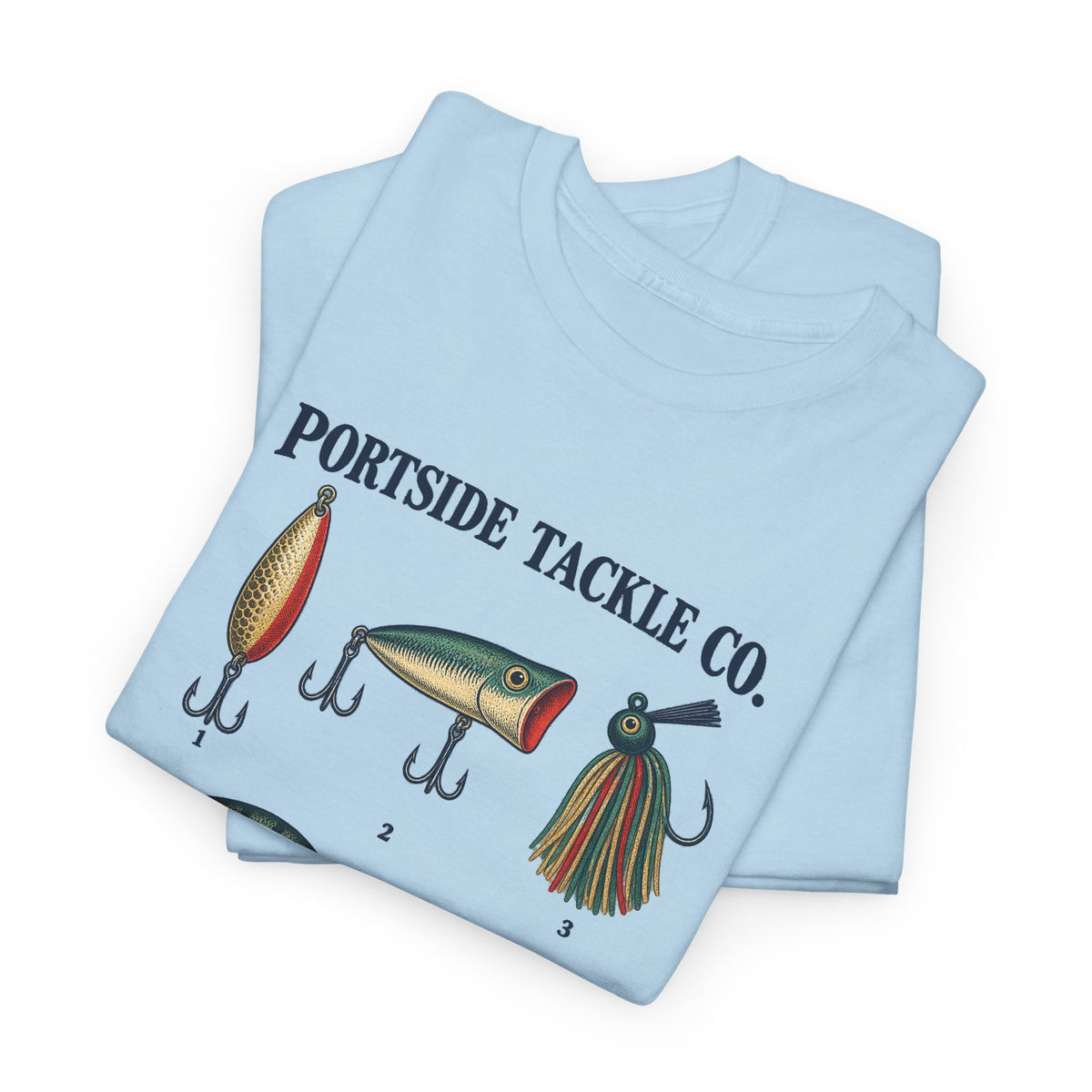Portside Tackle Co. Lures Heavy Cotton Tee