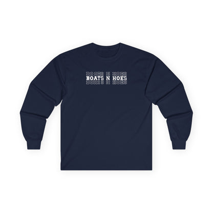 "Boats N Hoes" Heavy Cotton Long Sleeve
