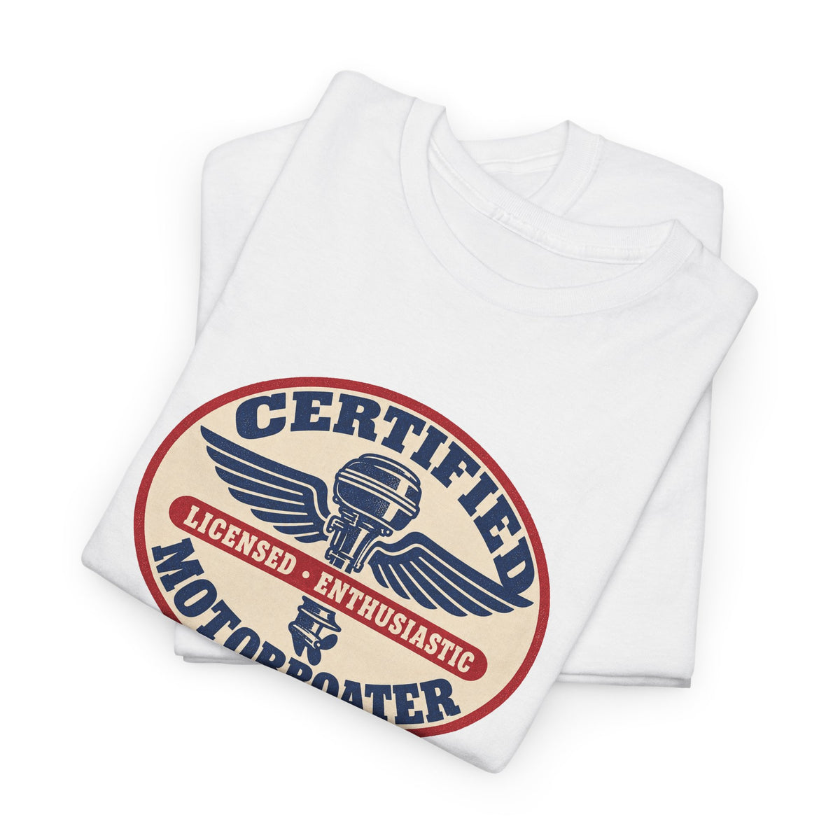 Certified Motorboater Heavy Cotton Tee