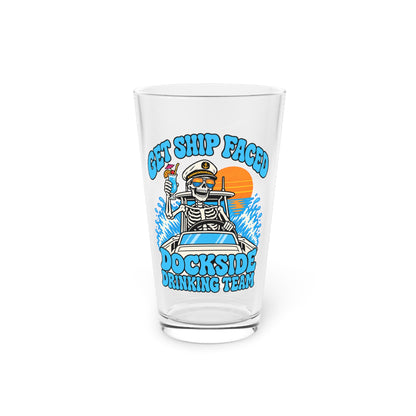 Get Ship Faced Pint Glass, 16oz