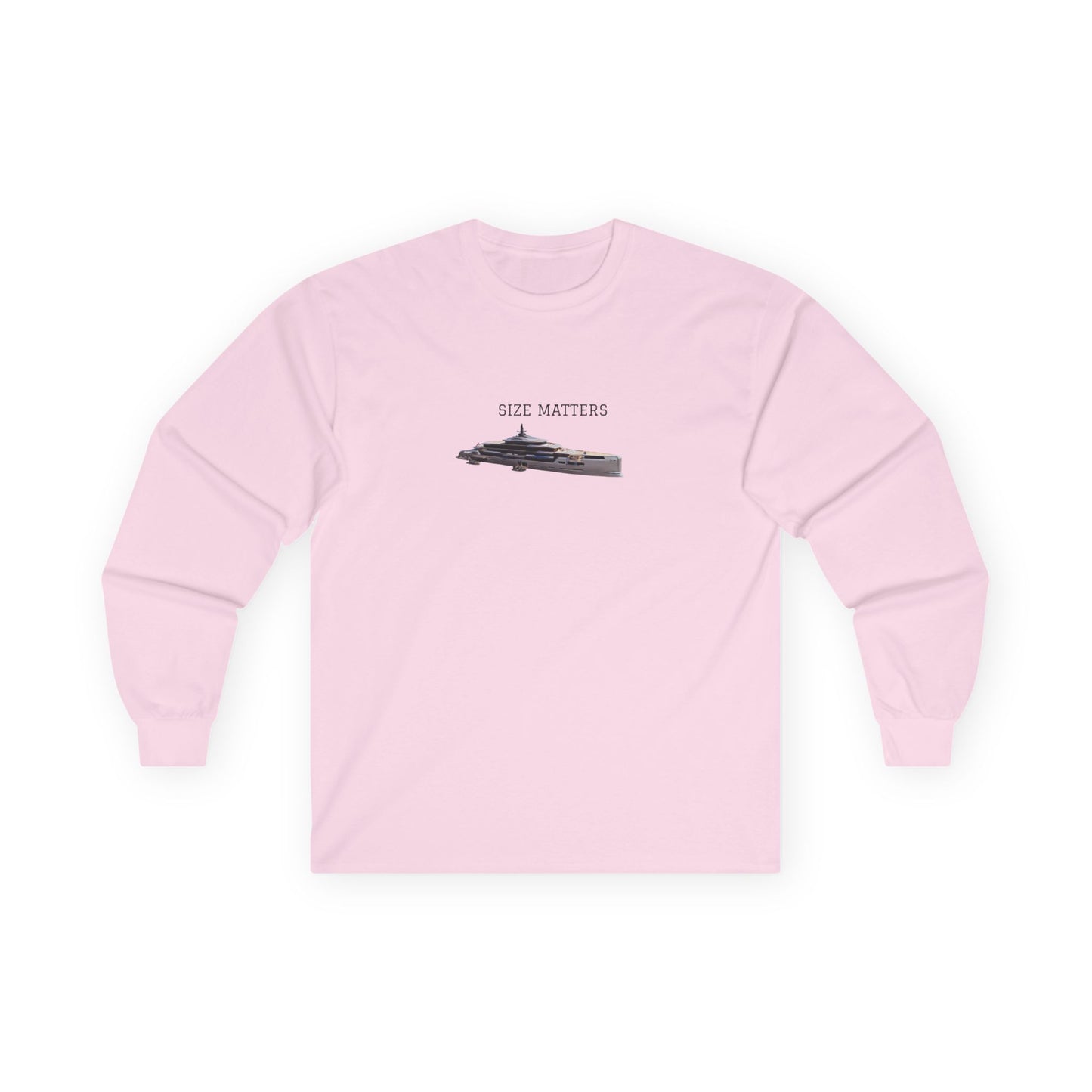 'Size Matters' Heavy Cotton Long Sleeve