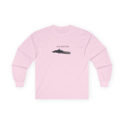 'Size Matters' Heavy Cotton Long Sleeve