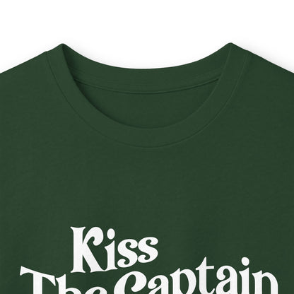"Kiss The Captain" Heavy Cotton Long Sleeve