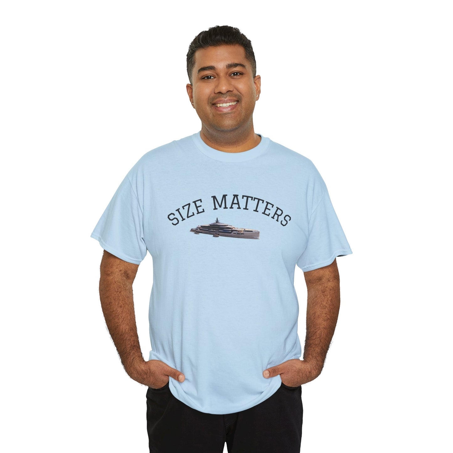 'Size Matters' Heavy Cotton Tee