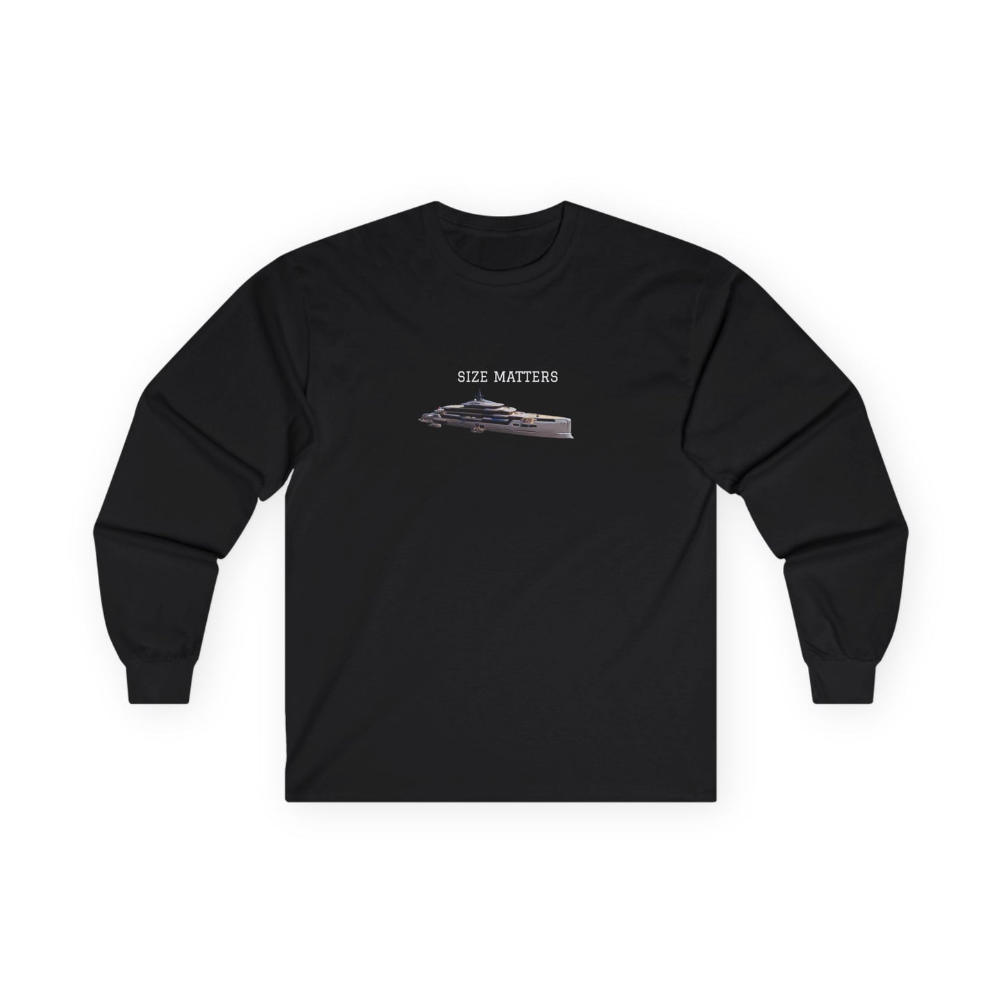 'Size Matters' Heavy Cotton Long Sleeve