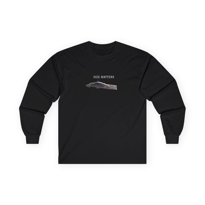 'Size Matters' Heavy Cotton Long Sleeve