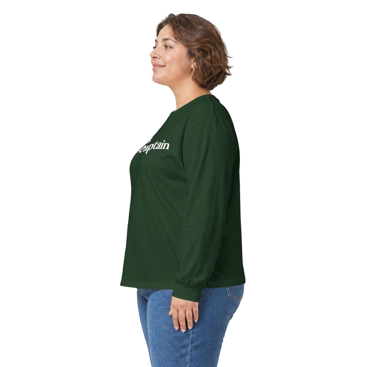 "Kiss The Captain" Heavy Cotton Long Sleeve