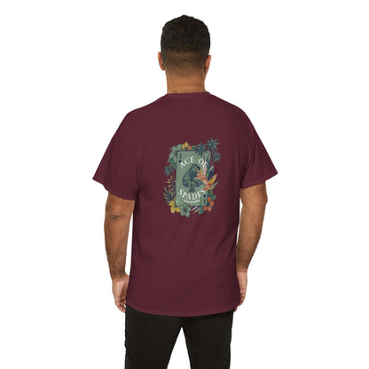 Ace of Spades Floral Heavy Cotton Tee