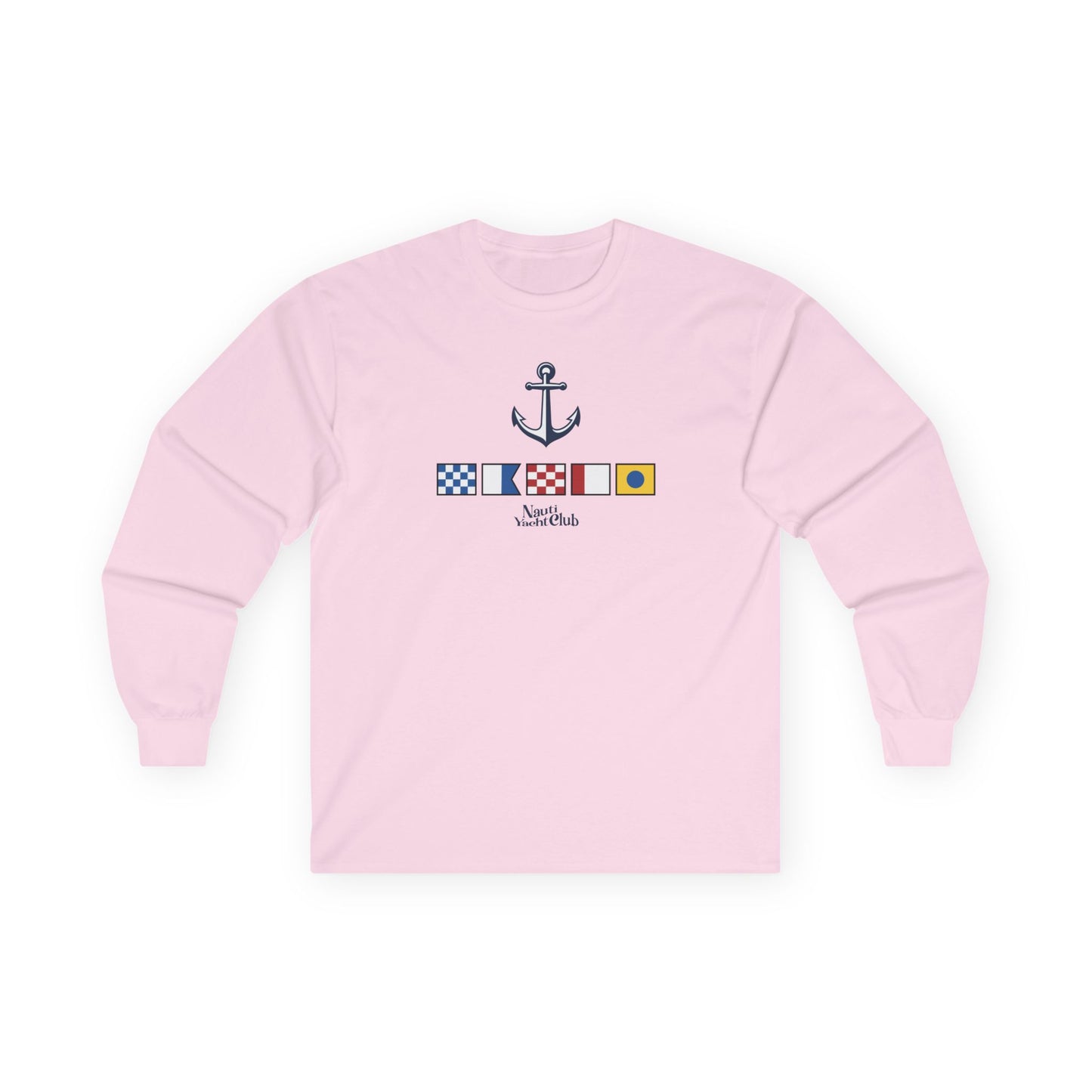 Nautical "Nauti Yacht Club" Long Sleeve