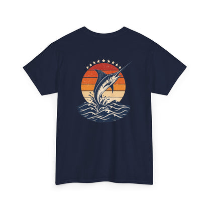 Swordfish Sunset Heavy Cotton Tee