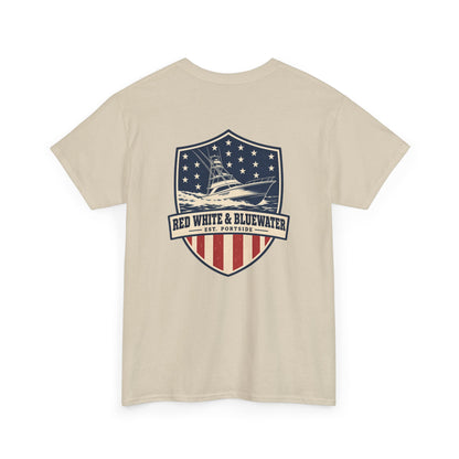 Red White & Bluewater Heavy Cotton Tee
