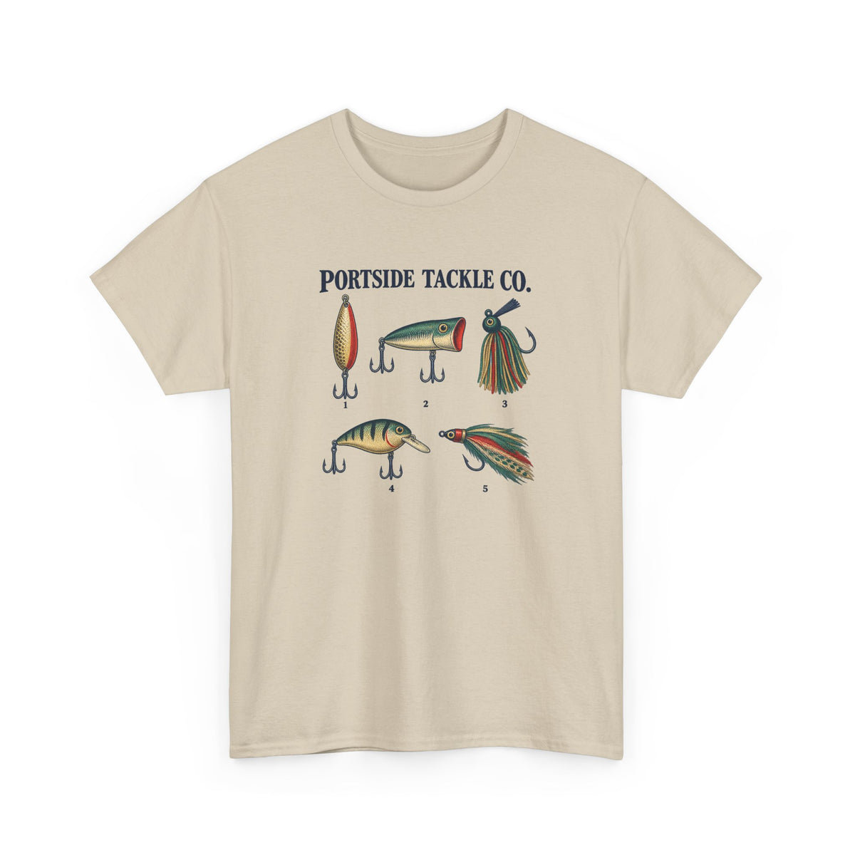 Portside Tackle Co. Lures Heavy Cotton Tee