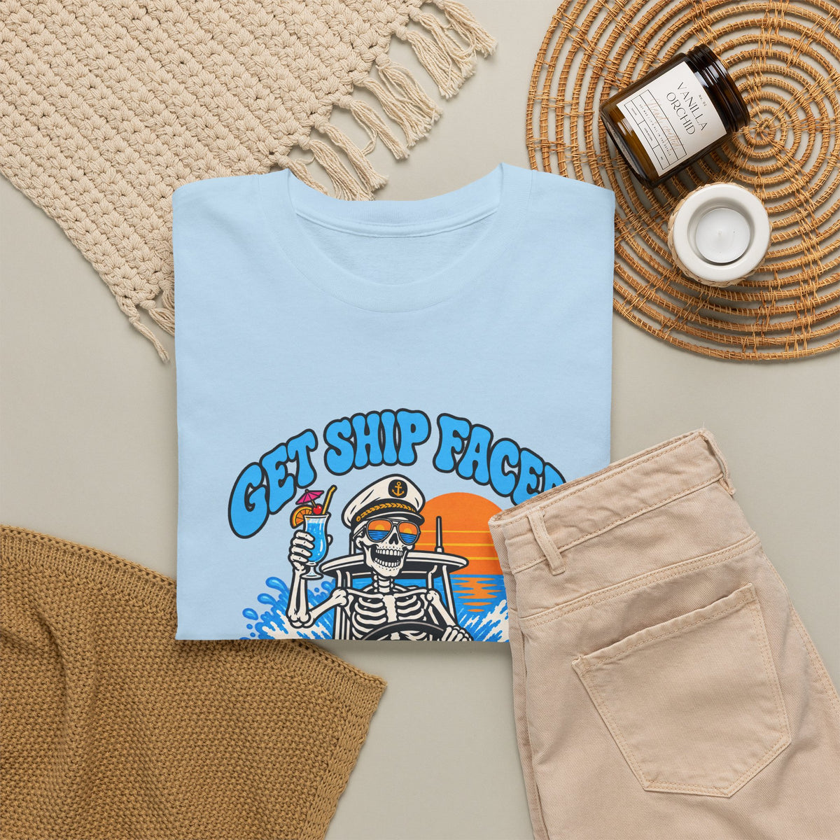 Get Ship Faced Heavy Cotton Tee