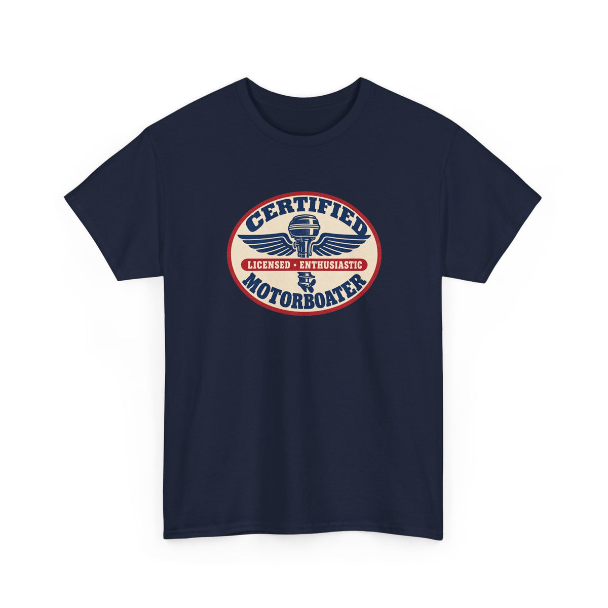 Certified Motorboater Heavy Cotton Tee