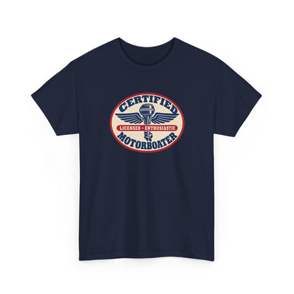 Certified Motorboater Heavy Cotton Tee