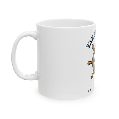 Take the Helm Ceramic Mug, 11oz