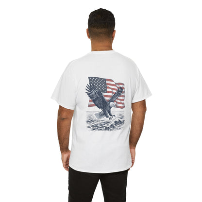 Patriotic Eagle Heavy Cotton Tee