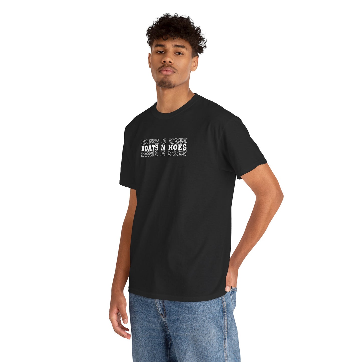 "Boats N Hoes" Heavy Cotton Tee