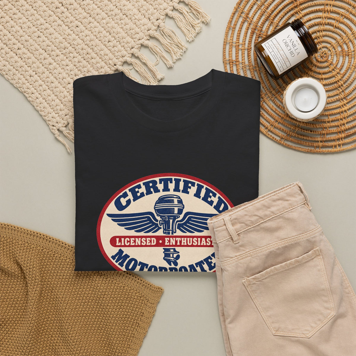 Certified Motorboater Heavy Cotton Tee