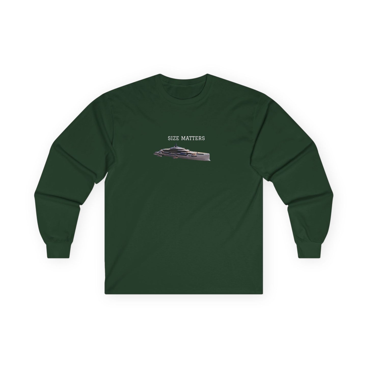 'Size Matters' Heavy Cotton Long Sleeve