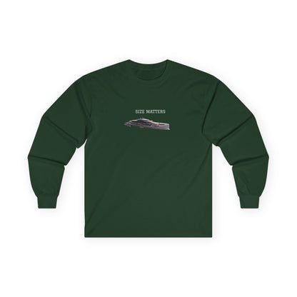 'Size Matters' Heavy Cotton Long Sleeve