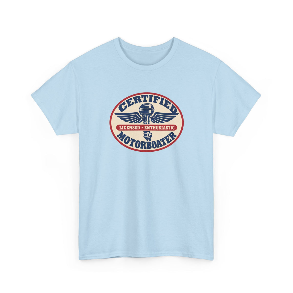 Certified Motorboater Heavy Cotton Tee
