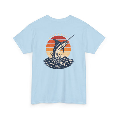 Swordfish Sunset Heavy Cotton Tee