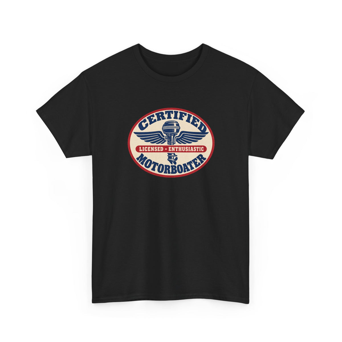 Certified Motorboater Heavy Cotton Tee