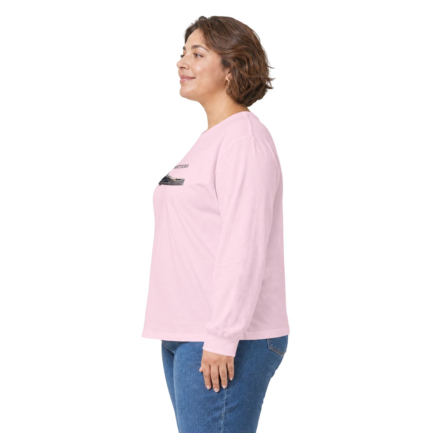 'Size Matters' Heavy Cotton Long Sleeve