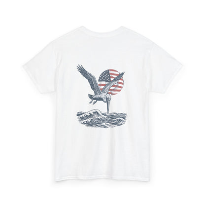 Patriotic Pelican Heavy Cotton Tee