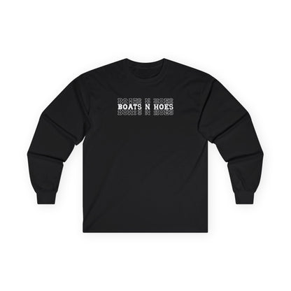 "Boats N Hoes" Heavy Cotton Long Sleeve